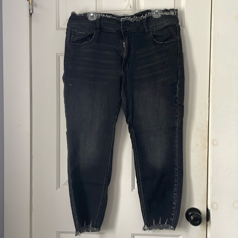 Women’s Kancan destructed waist high rise jeans